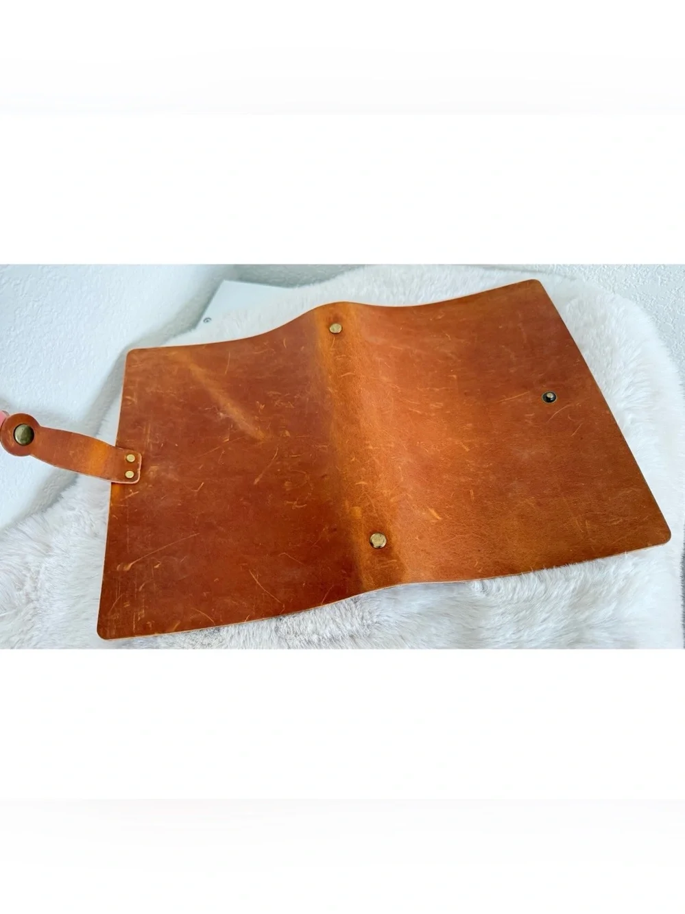Handmade a5 leather